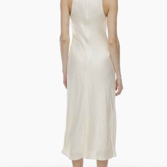 Aritzia Portrait Satin Midi Dress - Picture 2 of 5